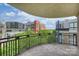 Enjoy a scenic view from this cozy balcony at 718 W Trade St # 708, Charlotte, NC 28202