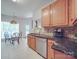 Granite countertops and stainless steel appliances complete this kitchen space at 8623 Cedar Hollow Ln, Huntersville, NC 28078