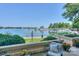 Private waterfront patio overlooking boat docks and a scenic view at 867 Southwest Dr, Davidson, NC 28036