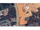 Community aerial view with proximity to a future Costco, roads, and green spaces at 1032 Eagles Nest Ln, Indian Land, SC 29707