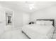 Neutral bedroom with white ceiling fan, carpet, and closet at 11312 Fox Hill Dr, Charlotte, NC 28269