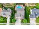 Aerial view of a home with a large backyard featuring a pool and lush greenery at 1215 39Th Ne Ave, Hickory, NC 28601