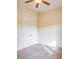 Bedroom featuring neutral walls, carpet, and a double door closet at 1215 39Th Ne Ave, Hickory, NC 28601