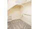A walk-in closet features shelving and rod hangers for optimal storage at 1215 39Th Ne Ave, Hickory, NC 28601