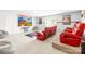 Entertainment room featuring home theater seating, movie posters, and big screen television for a cozy atmosphere at 13547 Roderick Dr, Huntersville, NC 28078