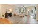 Spacious living room boasting lots of natural light and a modern design with hardwood floors at 1405 Ridge Haven Rd, Waxhaw, NC 28173