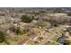 Aerial view of a residential neighborhood showcases the layout of homes and surrounding greenery at 2232 Glenraven Ave, Gastonia, NC 28052