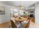 Open-concept dining area with a view of the kitchen and living room, perfect for Gathering gatherings at 2232 Glenraven Ave, Gastonia, NC 28052