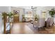 Inviting living room featuring a decorative front door and a large window with natural light at 2232 Glenraven Ave, Gastonia, NC 28052