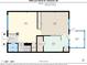 Detailed floor plan featuring the living area, dining room, sun room, kitchen, and bath at 2388 Loch Stone Dr # E, Gastonia, NC 28054