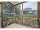 Screened in porch with a view of the backyard, perfect for outdoor entertaining and enjoying the scenery at 2388 Loch Stone Dr # E, Gastonia, NC 28054