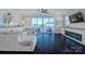 Bright and modern living room with stylish furnishings and balcony access at 2551 Statesville Ave, Charlotte, NC 28206