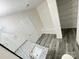 Bathroom showcasing modern white cabinets, granite counters, and a tub/shower combo at 2815 Cartesian Dr, Charlotte, NC 28214