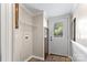 Mud room with utility sink and access to the exterior at 2942 Denwood Dr, Claremont, NC 28610