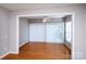 Dining area with hardwood floors and sliding glass door leading to outdoor space at 3040 Azalea Dr, Indian Land, SC 29707