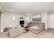 Living room offers neutral colors, a tv and comfortable seating at 4237 Island Fox Ln, Denver, NC 28037