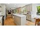 Modern kitchen featuring an island, stainless steel appliances, and an open layout at 4307 Wrangler Sw Dr, Concord, NC 28027
