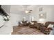 Bright living space featuring hardwood floors and a comfortable seating arrangement and modern decor at 505 Tea Olive Ct, Rock Hill, SC 29732
