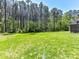 Large backyard with lush lawn and mature trees at 5933 Legacy Ln, Kannapolis, NC 28081