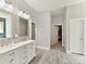 Bright bathroom with double vanity, and neutral tones that enhance the spa-like feel at 5933 Legacy Ln, Kannapolis, NC 28081