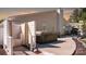 Backyard features a hot tub, outdoor shower, and patio area, perfect for entertaining guests at 7018 Huntsmaster Dr, Charlotte, NC 28277