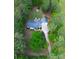 Stunning aerial view of a home nestled among mature trees on a large, beautifully landscaped lot at 812 Timber Creek Dr, York, SC 29745