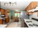 Open kitchen flows into the dining area, perfect for entertaining at 11024 Hunters Trace None, Charlotte, NC 28262