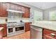 Close-up shot of kitchen appliances including the large oven and stainless steel dishwasher at 1105 Hoyle Ln, Waxhaw, NC 28173
