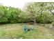 Spacious backyard featuring a fire pit and seating area, perfect for outdoor gatherings at 1165 Old Salisbury Concord Rd, Concord, NC 28025
