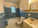 Tiled bathroom featuring a tub and shower combination and classic fixtures at 1218 Forestdale Dr, Salisbury, NC 28144