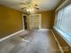 Bedroom featuring carpet floors and closet, offering a functional space at 1218 Forestdale Dr, Salisbury, NC 28144