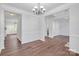 Hallway leading to dining room at 12404 Mcallister Park Dr, Charlotte, NC 28277
