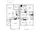 Detailed floor plan showcasing the layout of the home, including the kitchen, bedrooms, and living spaces at 1441 31St Ne St, Conover, NC 28613