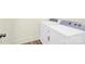 A standard white washer and dryer set at 207 Aspire Cir # 46, Wingate, NC 28174