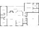 Detailed floor plan showcasing the layout of a two-bedroom home with a screened porch and garage at 249 Arrowood Ave, Lancaster, SC 29720
