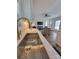Bright kitchen view through sink and countertop extends into the living room at 2822 Hugh Rd, Shelby, NC 28150