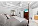 Lovely main bedroom with tray ceiling, ample closet space, and neutral color palette at 3003 Eaker Dr, Cherryville, NC 28021