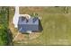Birds eye view of home with black roof, nice yard, and private location at 3013 Isle Ln, Monroe, NC 28110