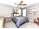 Bedroom with wooden furniture and decor featuring an accent bear portrait at 3057 Drummond Ave, Indian Land, SC 29707