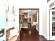 Welcoming foyer with hardwood floors, staircase and decorative accents at 3057 Drummond Ave, Indian Land, SC 29707