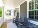 Cozy front porch with rocking chairs and view of the neighborhood at 3057 Drummond Ave, Indian Land, SC 29707