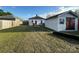 Home's backyard includes a shed, green space, and a small deck area at 36 Maple Ave, Gastonia, NC 28054
