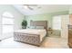 Spacious main bedroom with vaulted ceiling, large windows, and neutral décor at 3619 Baywoods Ct, Gastonia, NC 28056