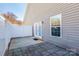 This home features a back patio with privacy fencing and exterior access at 4015 Broadview Ln, Gastonia, NC 28056