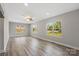 Spacious living room with large windows, recessed lighting, and a ceiling fan at 543 Hampton St, Rock Hill, SC 29730