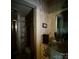 Vintage-style bathroom with vanity, mirror, and storage shelves at 6000 S Main St, Salisbury, NC 28147
