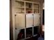 These built-ins feature a combination of closed cabinets and open shelving at 6000 S Main St, Salisbury, NC 28147