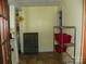 Hallway area with a pet-friendly sign, shelving, and natural light from a door window at 6000 S Main St, Salisbury, NC 28147