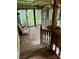 Enclosed patio with ceiling fan and sliding glass doors leading to backyard at 6000 S Main St, Salisbury, NC 28147