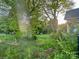 View of the overgrown yard and the side of a house at 6000 S Main St, Salisbury, NC 28147